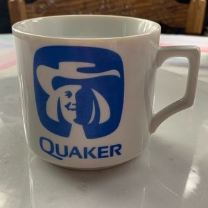 Vintage Quaker Oats 1970’s Logo Coffee Cup